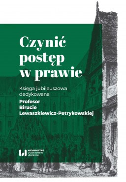 Czynić postęp w prawie okładka książki